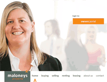 Tablet Screenshot of maloneys.com.au